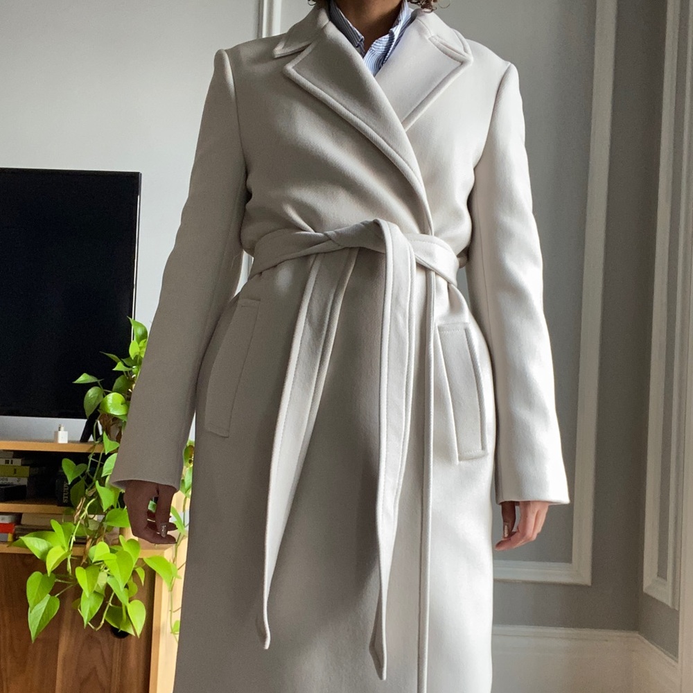 Brand new Zara white coat